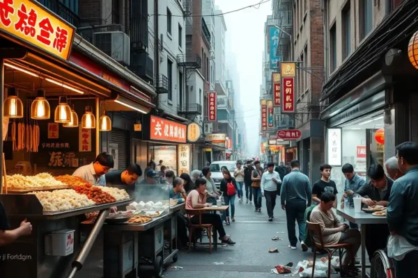 Chinatown Hawker Leftovers Consumption