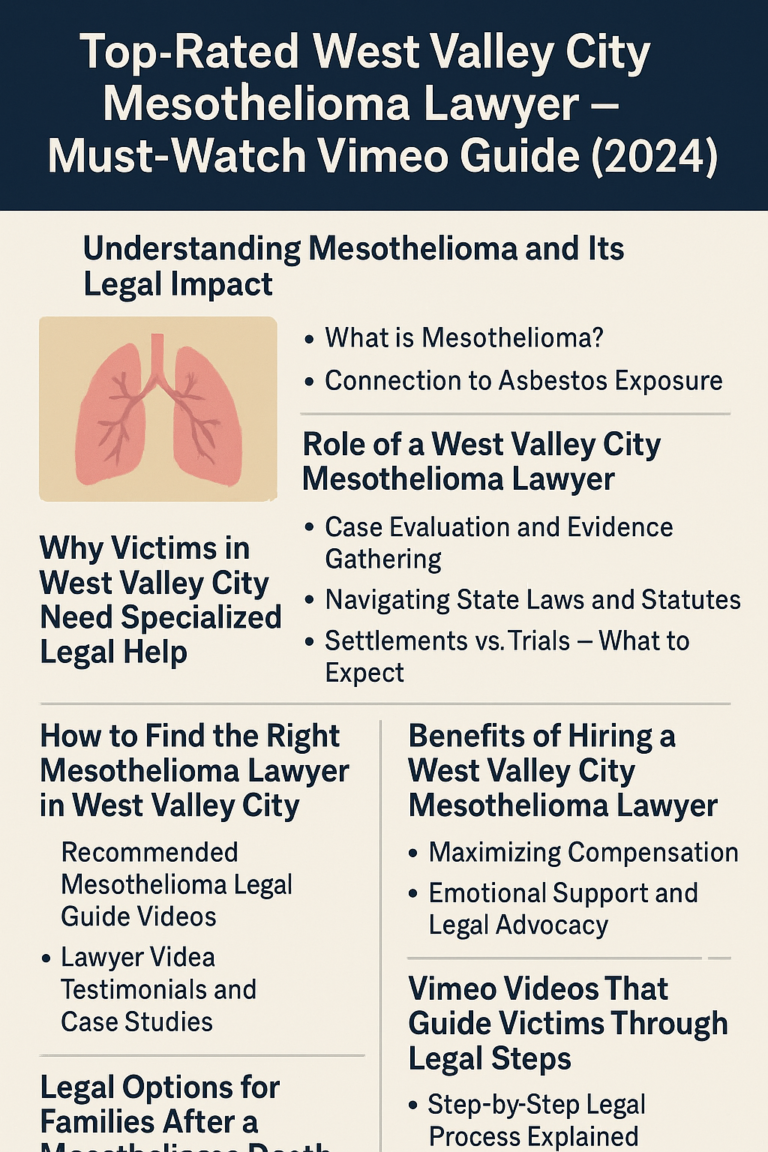west valley city mesothelioma lawyer vimeo