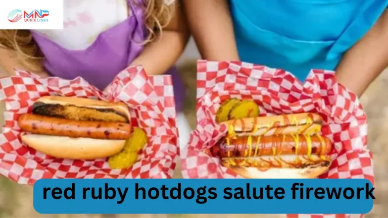 red ruby hotdogs salute firework